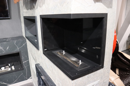 Угловой встраиваемый биокамин Firezo L'angolo Sinistro 1600