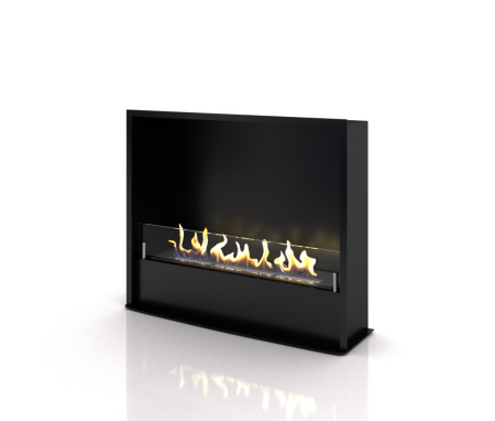 Биокамин в портале Firezo Capri Corfu Слоновая кость